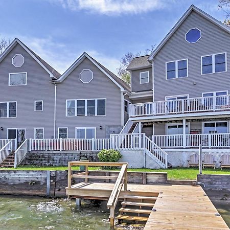 Waterfront Seneca Lake House Fire Pit And Boat Dock Женева Екстериор снимка